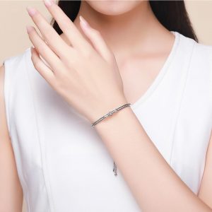 MyCharm Varázslatos Masni 925 Ezüst Női Karkötő