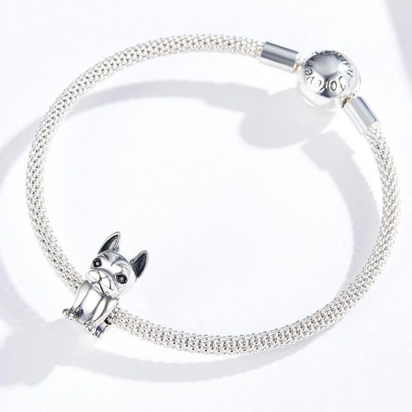 MyCharm Bulldog 925 Ezüst Charm