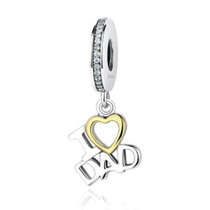 MyCharm Szeretlek Apa 925 Ezüst Charm & Medál
