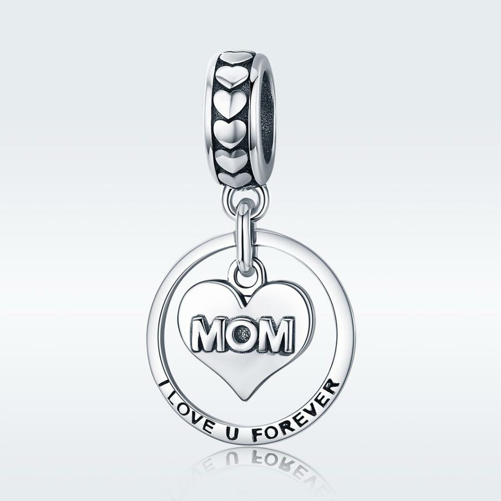 MyCharm I Love You Mom 925 Ezüst Charm & Medál