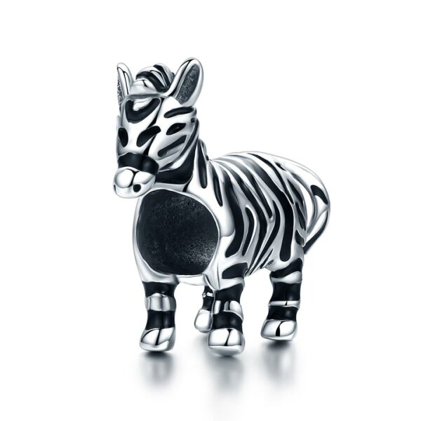 MyCharm Jófej Zebra 925 Ezüst Charm