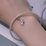 Baba lábnyom 925 Ezüst Charm