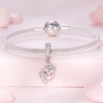 Baba lábnyom 925 Ezüst Charm