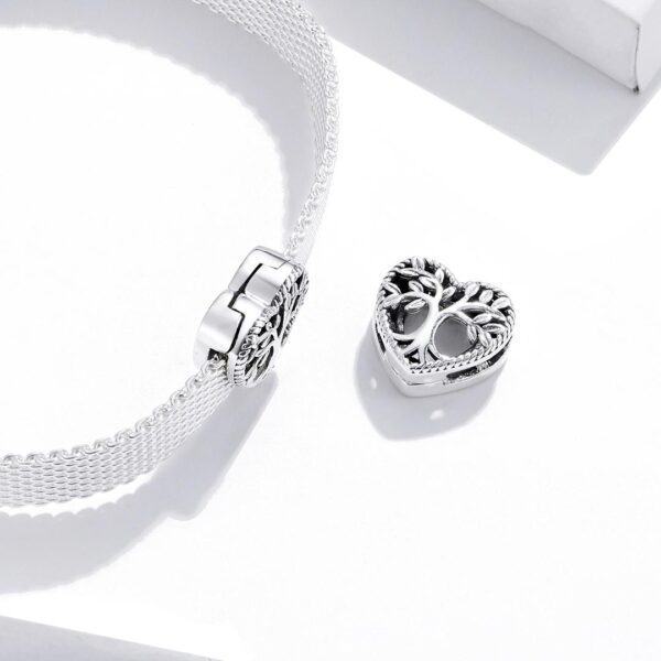 Életfa Szív 925 Ezüst Charm Reflexions karkötőhöz