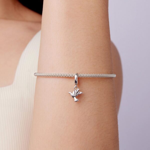 Ezüst Galamb 925 Ezüst Charm