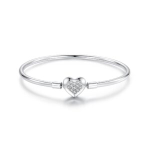 Szívem Fénye 925 Ezüst Charm Karkötő